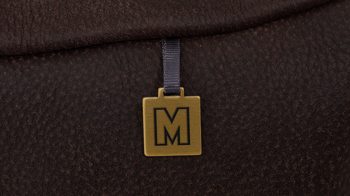 Zweisitzer Koinor aus Leder in Dunkelbraun KOINOR Zweisitzer Ledersofa Harriet schokofarbenes Leder India & Wildeiche – Länge ca. 206 cm