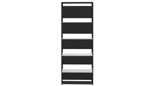 Schuhschrank Mäusbacher i.i. aus Holz in Anthrazit Schuhkipper Flap Anthrazit - fünf Klappen, ca. 60 x 168 cm