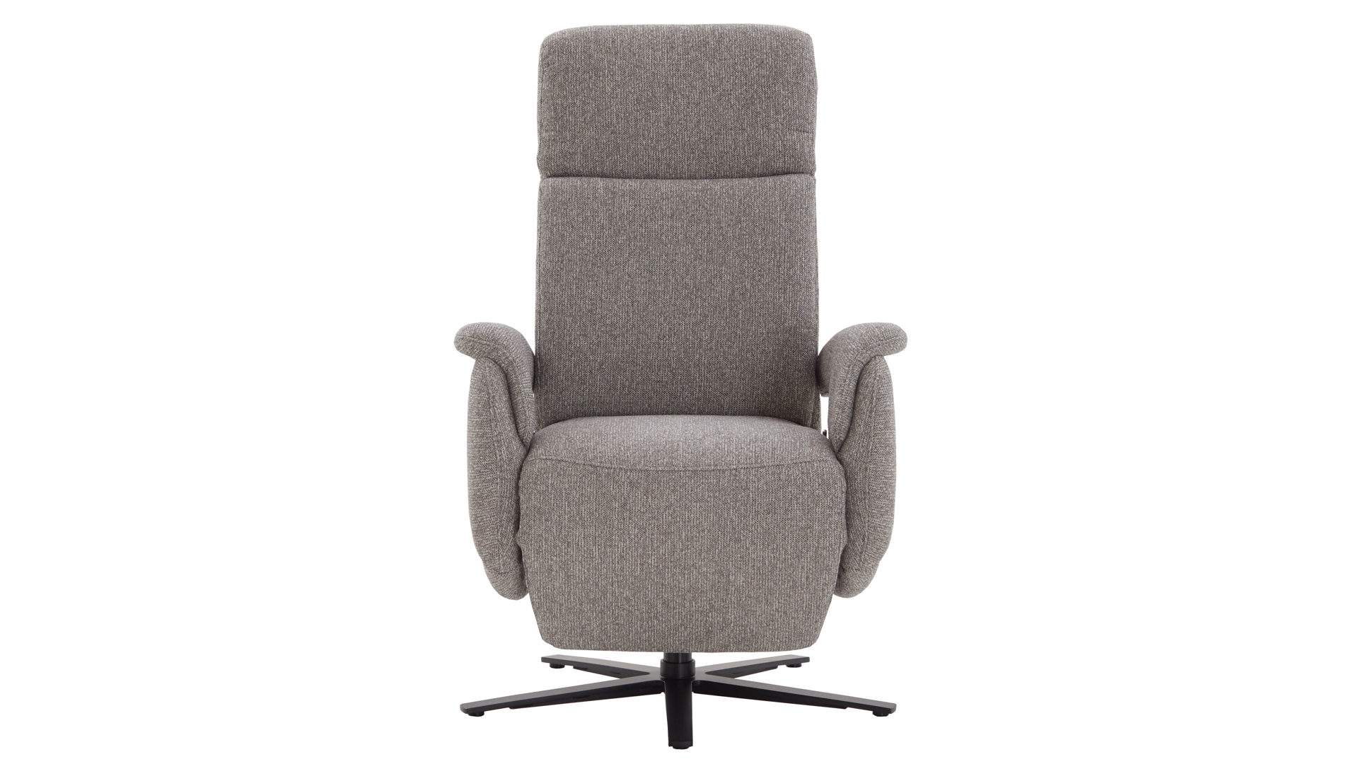 Relaxsessel Steinpol polsteria aus Kunstfaser in Grau Polsterprogramm Relaxa 6.0 Plus PSG XC - Relaxsessel grauer Stoffbezug Sneak Steel &  Sternfuß