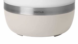 Tischleuchte Blomus aus Kunststoff in Beige blomus mobile Outdoor LED-Tischleuchte Spirit mondstrahlfarbener Kunststoff & Edelstahl – Höhe ca. 35 cm