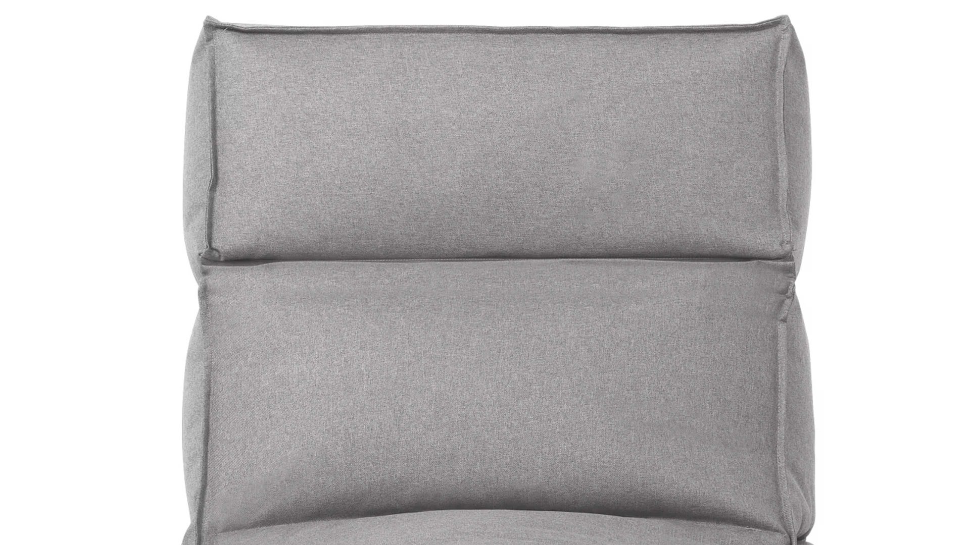 Sitzsack-Sessel Blomus aus Kunstfaser in Grau blomus Outdoor Lounge-Sitzsack Stay steinfarbene Kunstfaser – Länge ca. 120 cm