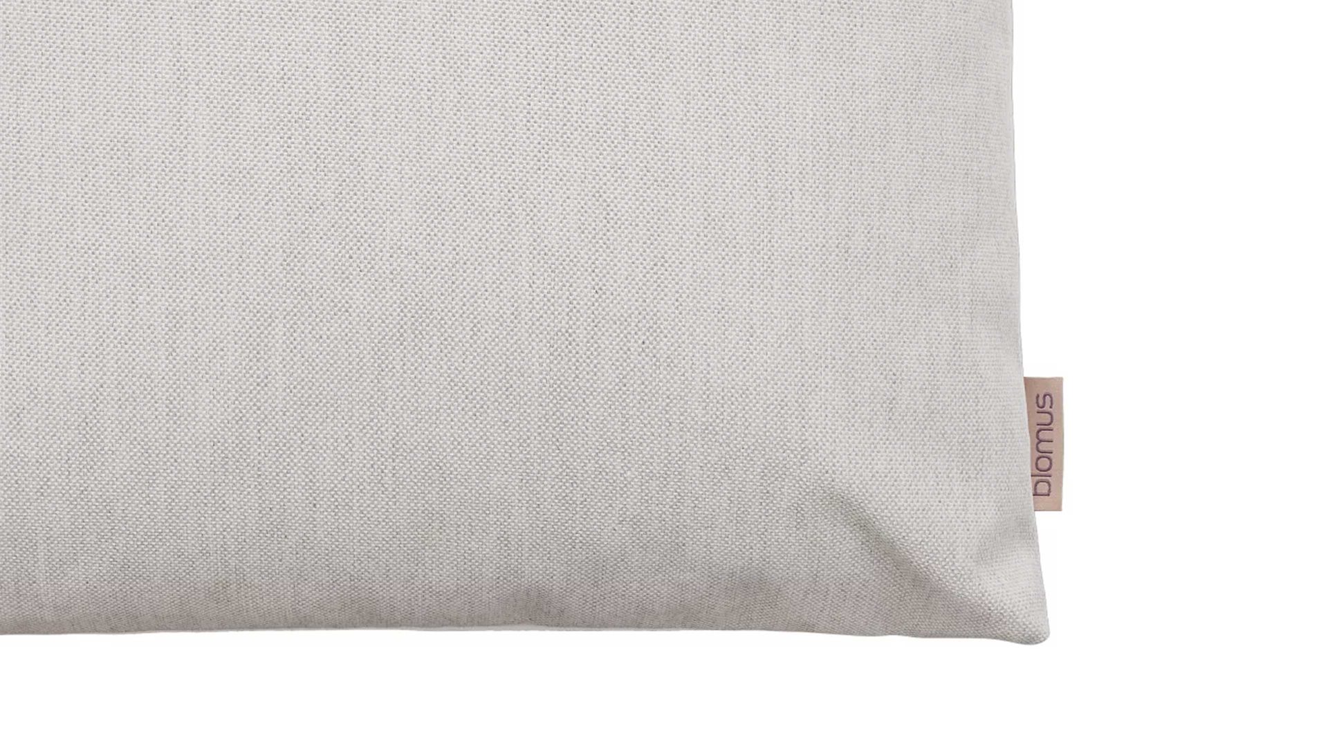 Kissen Blomus aus Kunstfaser in Weiß blomus Outdoor Lounge-Kissen Stay wolkenfarbene Kunstfaser – ca. 45 x 45 cm