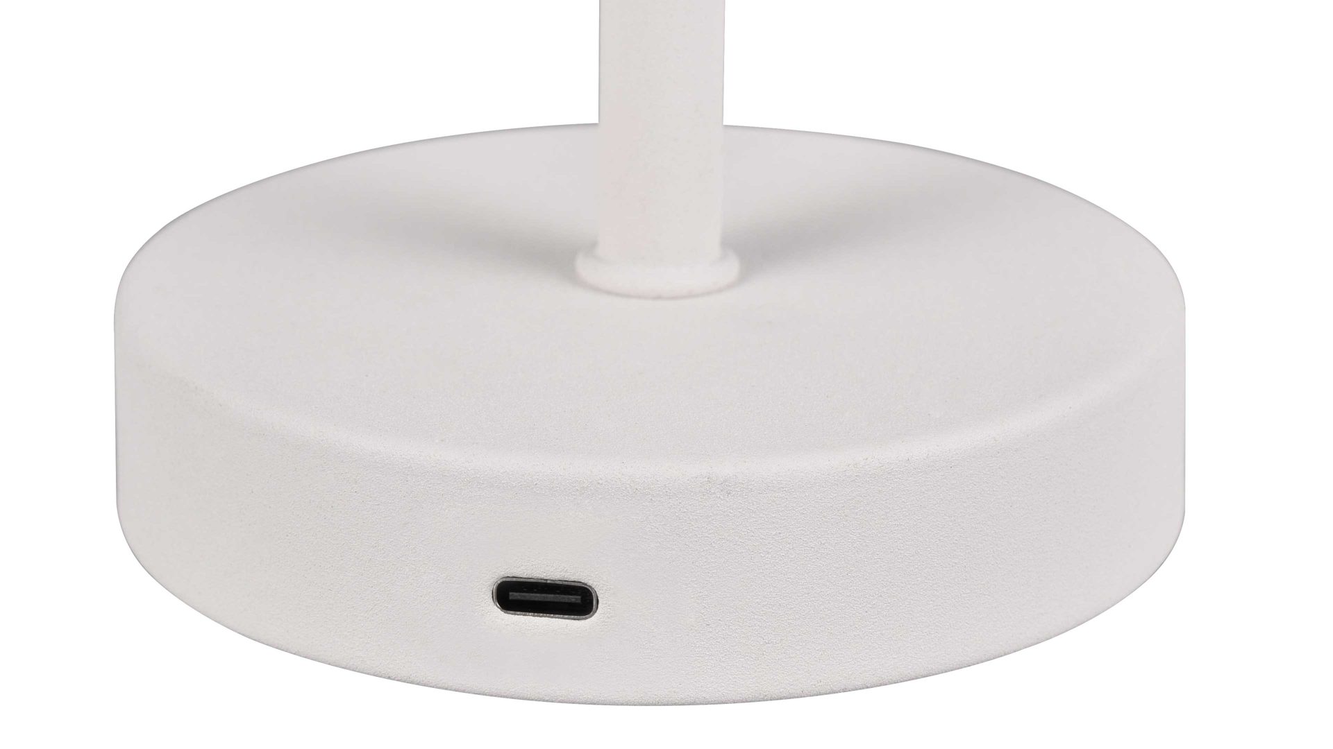 Tischleuchte Reality leuchten aus Metall in Weiß RL Akku-Tischleuchte Jeff weißes Metall - Höhe ca. 30 cm