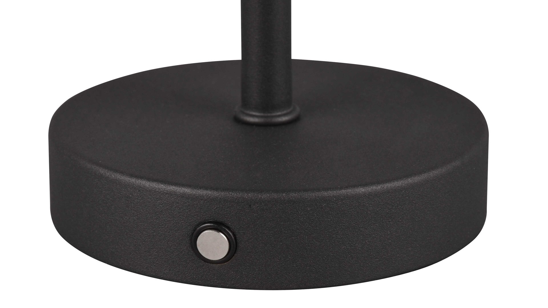 Tischleuchte Reality leuchten aus Metall in Schwarz RL Akku-Tischleuchte Jeff mattschwarzes Metall - Höhe ca. 30 cm