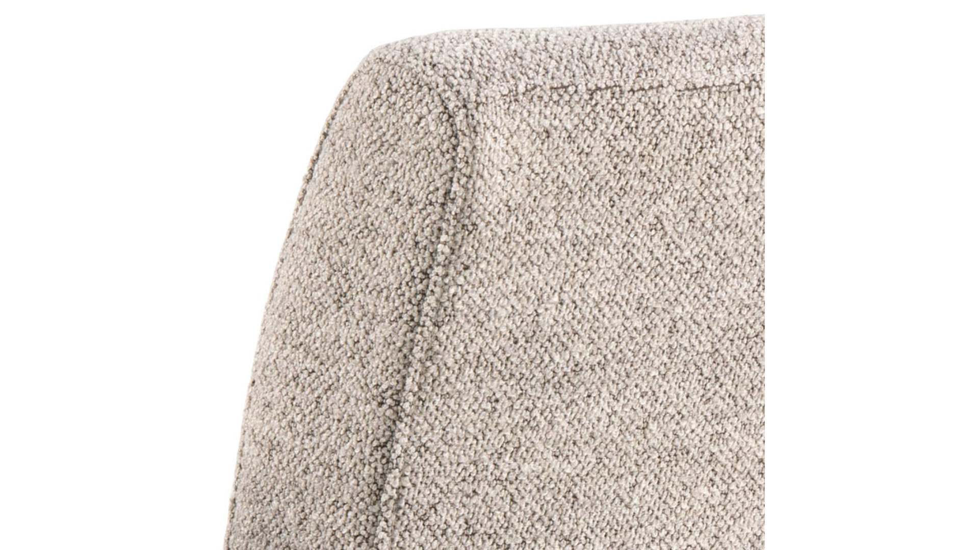 Schwingstuhl Actona group aus Stoff in Beige Schwingstuhl Adele beiger Stoffbezug Monza 60 & schwarzes Metallgestell