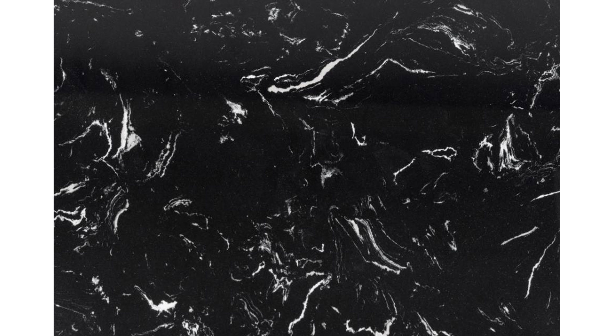 Beistelltisch Actona group aus Mineralmarmor /-guss Nachbildung in Schwarz Beistelltischserie Avila schwarze Marmoroptik & schwarzes Metallgestell - Höhe ca. 40 cm