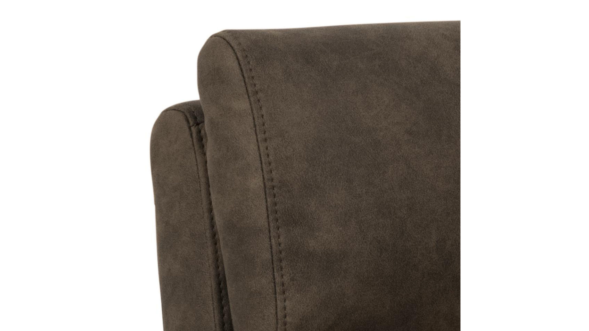 Relaxsessel Actona group aus Kunstfaser in Anthrazit Relaxsessel Kamares anthrazitfarbener Stoffbezug Preston 96 & schwarzes Metallgestell