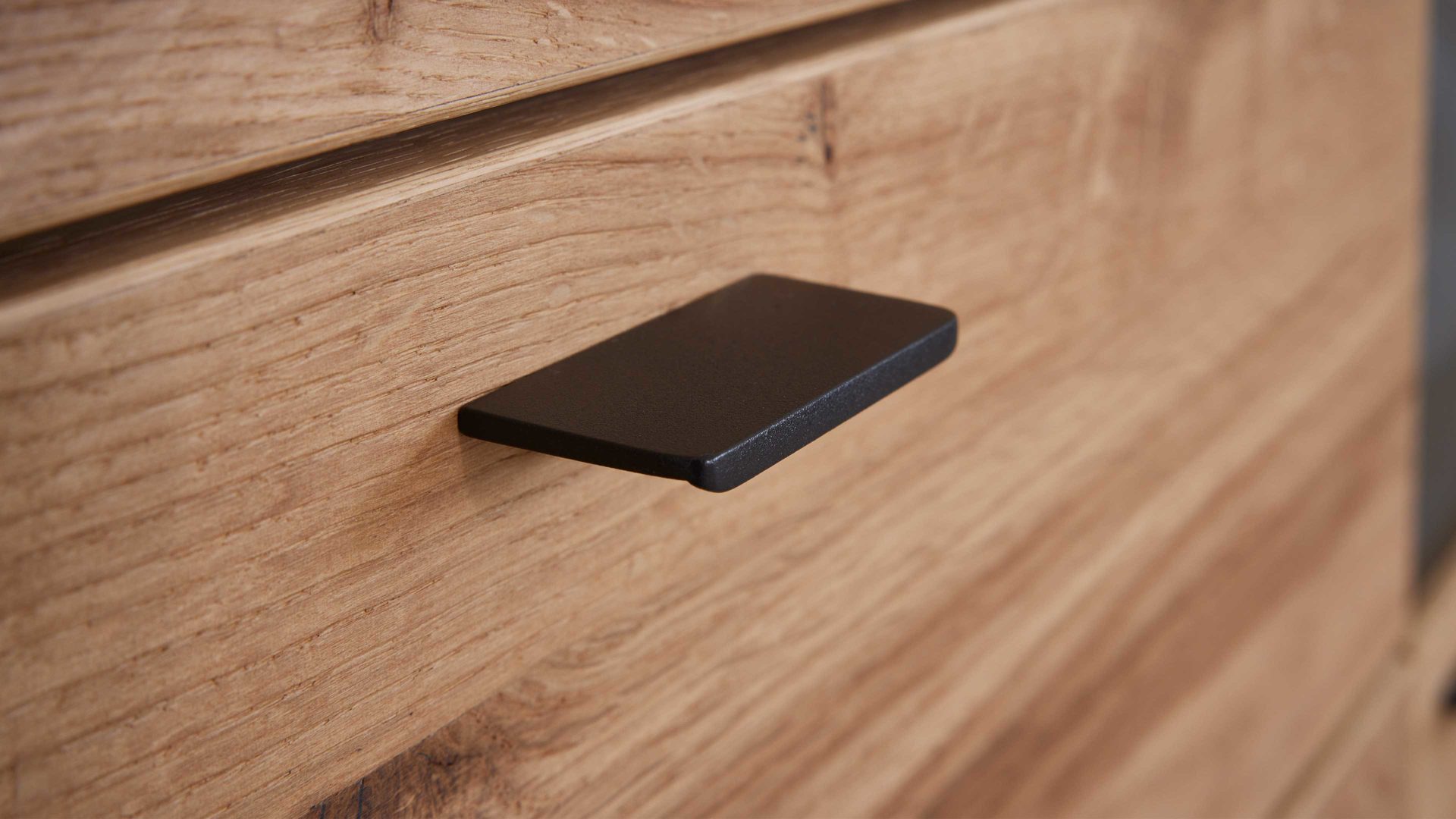 Sideboard Interliving aus Holz in Holzfarben Interliving Esszimmer Serie 5604 - Sideboard V728-0300 Eiche rustico - drei Türen, zwei Schubladen