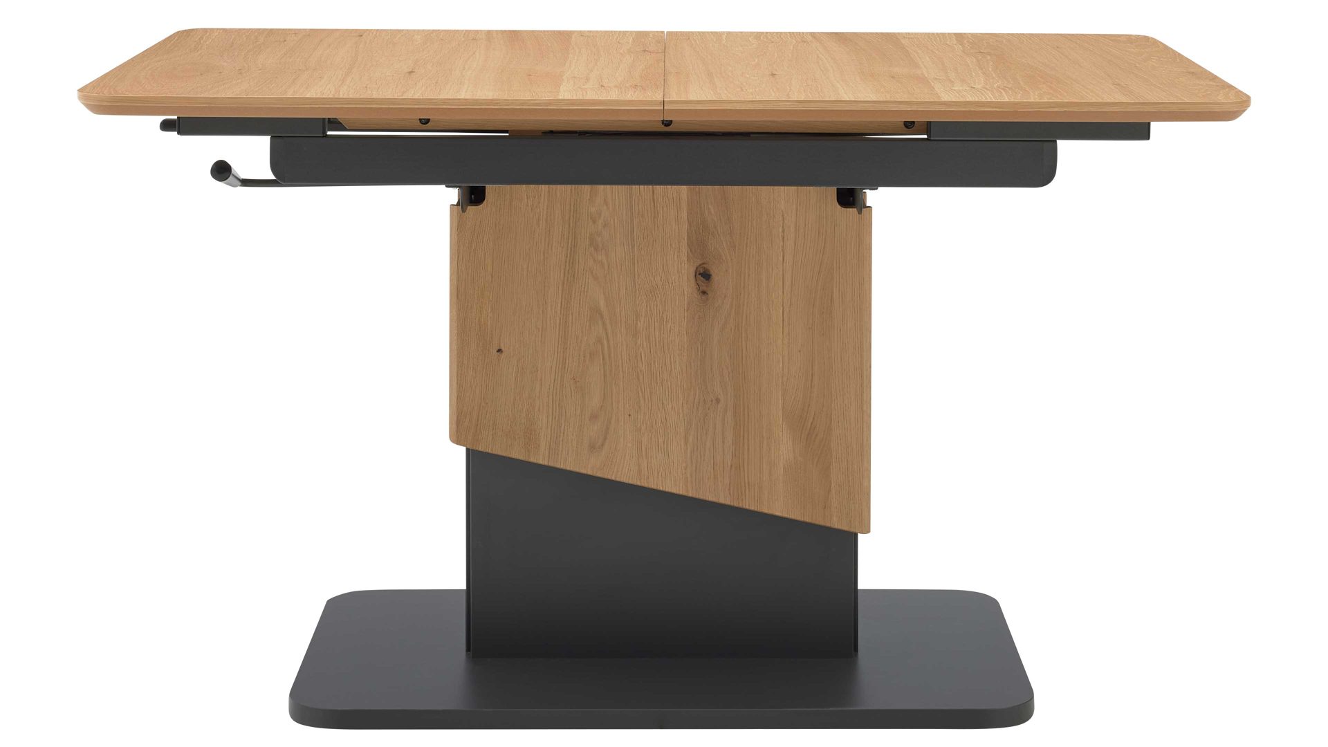 Couchtisch Interliving aus Holz in Holzfarben Interliving Couchtisch Serie 6223 - Couchtisch Wildeiche & Graphitschwarz - ca. 120 x 70 cm