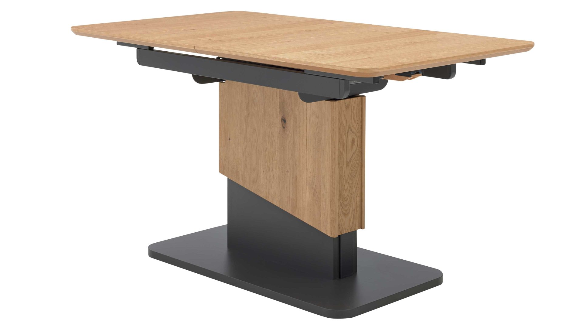 Couchtisch Interliving aus Holz in Holzfarben Interliving Couchtisch Serie 6223 - Couchtisch Wildeiche & Graphitschwarz - ca. 120 x 70 cm