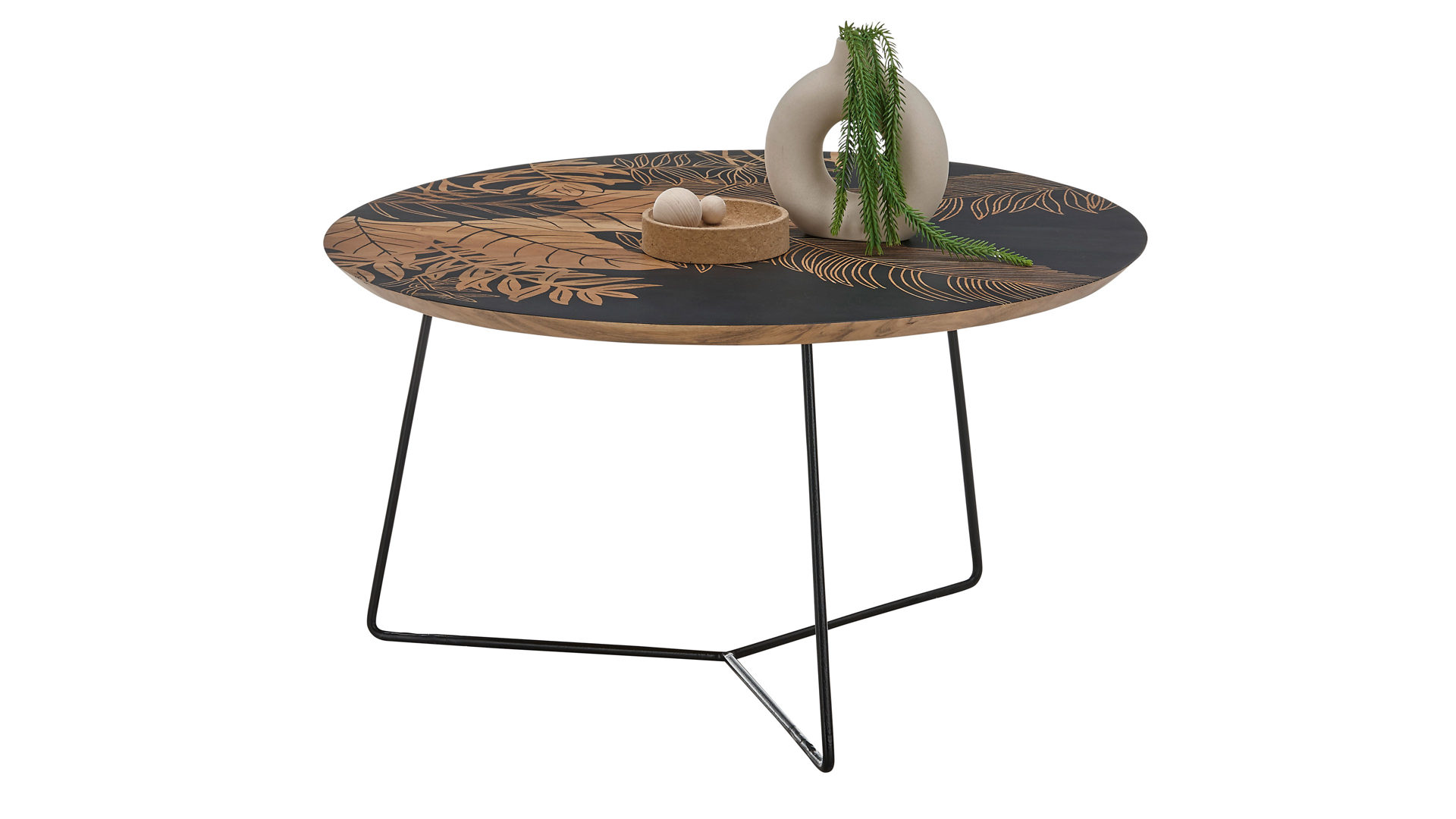 Couchtisch A better place furniture aus Holz in Holzfarben Couchtisch Mirandela Mangoholz – ca. 85 x 45 cm