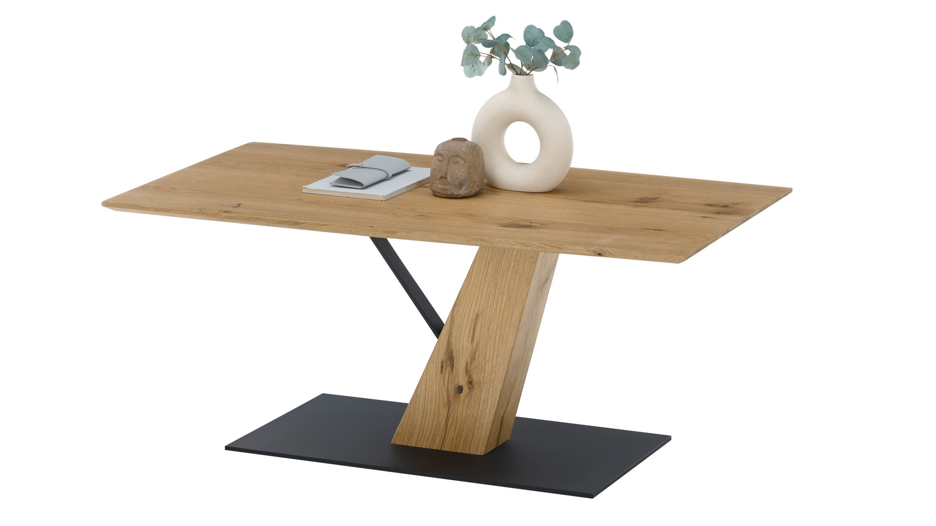 Couchtisch A better place furniture aus Holz in Holzfarben Couchtisch Brescia Eiche – ca. 110 x 60 cm