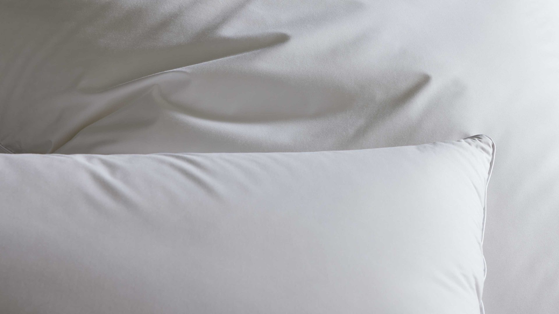 Kopfkissen Interliving aus Stoff in Weiß Interliving Kopfkissen Serie 9204 - 3-Kammerkissen 90 % Daunen & 10 % Federn, ca. 640 g - ca. 40 x 80 cm