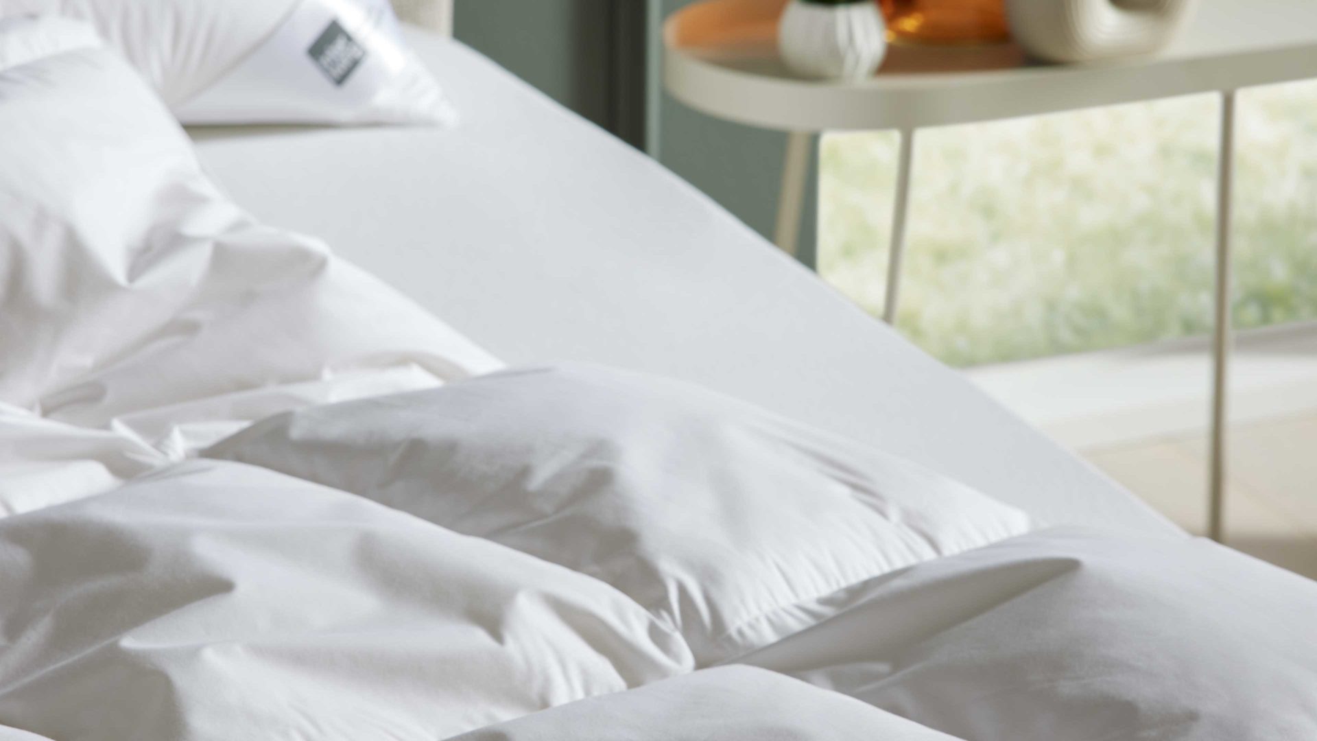 Daunendecke Interliving aus Stoff in Weiß Interliving Bettdecke Serie 9204 - Daunendecke als Cassettendecke normal, ca. 720 g Daunen - ca. 155 x 200 cm