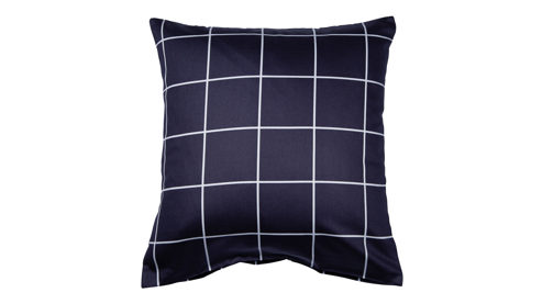 Bettwäsche-Set Janine® aus Naturfaser in Dunkelblau Janine Bettwäsche-Set Nachtschattenblau - ca. 155 x 220 cm