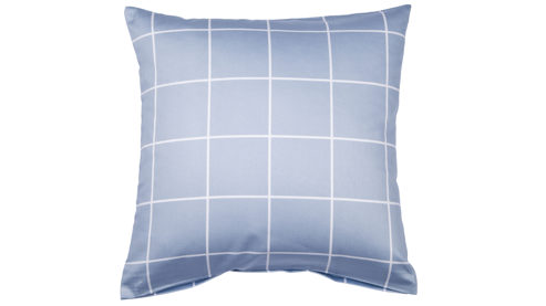 Bettwäsche-Set Janine® aus Naturfaser in Mittelblau Janine Bettwäsche-Set Perlblau - ca. 155 x 220 cm