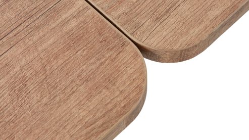 Esstisch WOODS & TRENDS aus Holz in Holzfarben WOODS & TRENDS Esszimmer Serie Perth - Ausziehtisch Scheunenholz & Schwarz - ca. 200 - 280 x 100 cm