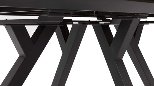 Esstisch WOODS & TRENDS aus Holz in Holzfarben WOODS & TRENDS Esszimmer Serie Perth - Ausziehtisch Scheunenholz & Schwarz - ca. 200 - 280 x 100 cm