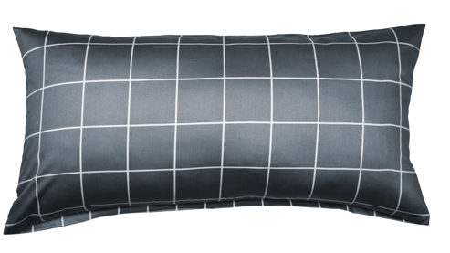 Kissenbezug /-hülle Janine® aus Naturfaser in Anthrazit Janine® Kissenbezug Anthrazit - ca. 40 x 80 cm