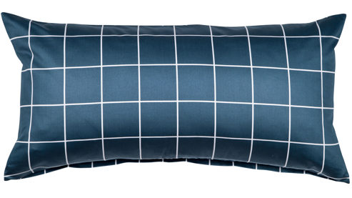 Kissenbezug /-hülle Janine® aus Naturfaser in Blau Janine® Kissenbezug Atlantik - ca. 40 x 80 cm