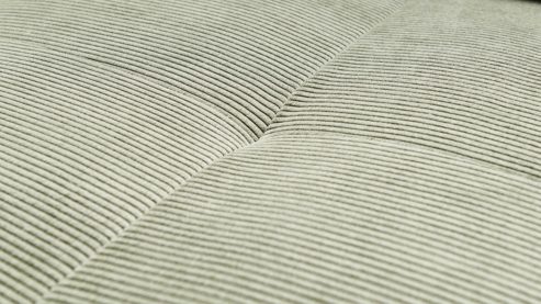 Polsterhocker SOFAkultur aus Stoff in Grün SOFAkultur Programm SK 745- XXL-Polsterhocker olivfarbener Feincord - ca. 109 x 74 cm