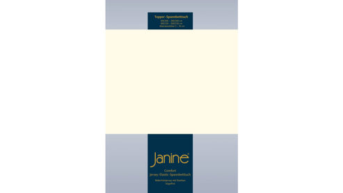 Spannbettlaken Janine® aus Stoff in Natur Janine® Spannbettlaken Natur – ca. 100 x 200 cm