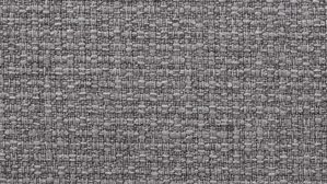 Polsterhocker KAWOO aus Stoff in Grau KAWOO Serie 8334 - Polsterhocker 57-130 silbergrauer Webstoff DRL 69 & schwarze Metallfüße S11 - ca. 130 x 64 cm