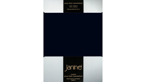 Spannbettlaken Janine® aus Stoff in Schwarz Janine® Spannbettlaken Schwarz - ca. 100 x 200 cm