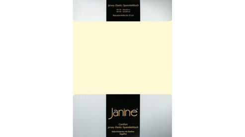 Spannbettlaken Janine® aus Stoff in Champagner Janine® Spannbettlaken Champagner - ca. 100 x 200 cm