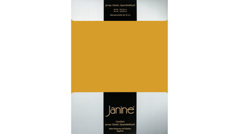 Spannbettlaken Janine® aus Stoff in Gold Janine® Spannbettlaken Honigblond - ca. 150 x 200 cm