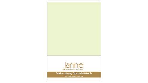 Spannbettlaken Janine® aus Stoff in Hellgrün Janine® Spannbettlaken Limone – ca. 100 x 200 cm