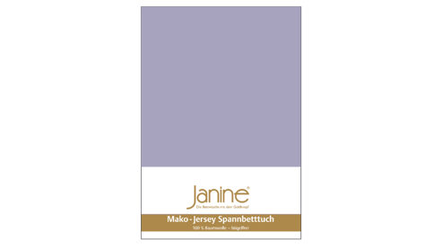 Spannbettlaken Janine® aus Stoff in Lila Janine® Spannbettlaken Lavendel - ca. 100 x 200 cm