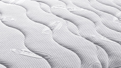 Matratzen-Set KAWOO aus Stoff in Weiß KAWOO Matratzen-Set 3 Taschenfederkern, Härtegrad 2 - Liegefläche ca. 90 x 200 cm