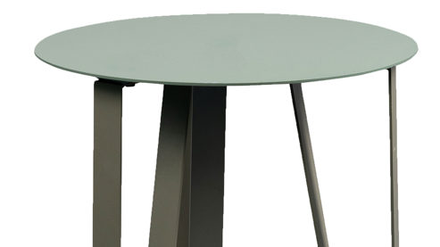 Couchtisch M2 kollektion aus Metall in Grün Couchtisch Emil 1 Grün - ca. 40 x 50 cm