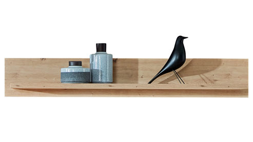 Wandregal PARTNERRING COLLECTION aus Holz in Holzfarben PARTNERRING COLLECTION Wohnmöbel Binz - Wandregal Eiche Artisan - Länge ca. 150 cm