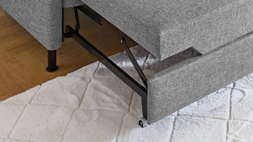 Funktion modulmaster aus Stoff in Weiß Modulmaster MM-ZE1080 - Schlaffunktion Liegefläche ca. 125 x 254 cm