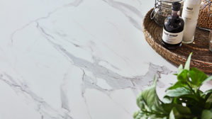 Einbauküche Nobilia® aus Holz in Hellgrau nobilia® Einbauküche Laser mit Einbaugeräten Seidengrau - zweizeilig