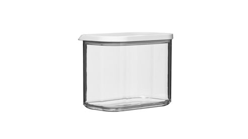 Dose Mepal aus Kunststoff in Weiß MEPAL Vorratsdosen-Set Modula weißer & transparenter Kunststoff – dreiteilig