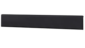 Kopfstütze PARTNERRING COLLECTION aus Stoff in Schwarz PARTNERRING COLLECTION Schlafzimmerprogramm Manhattan - Kopfteilpolster graphitfarbenes Kunstleder - Länge ca. 180 cm