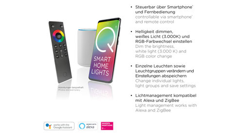 Wandleuchte Paul neuhaus aus Metall in Metallfarben Paul Neuhaus Wandleuchte Q®-FISHEYE Stahl & Glas – Breite ca. 11 cm