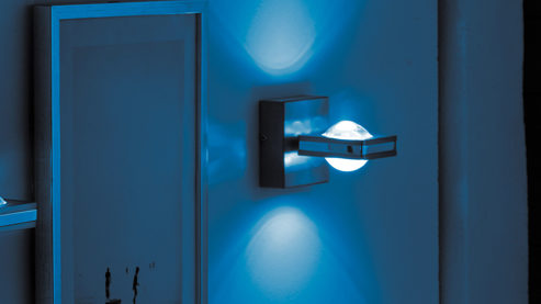 Wandleuchte Paul neuhaus aus Metall in Metallfarben Paul Neuhaus Wandleuchte Q®-FISHEYE Stahl & Glas – Breite ca. 11 cm