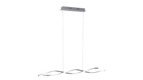 Pendelleuchte Paul neuhaus aus Metall in Metallfarben Paul Neuhaus LED-Pendelleuchte Polina Acryl, Metall & Stahl – Länge ca. 111 cm
