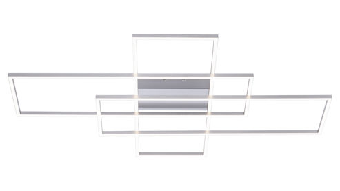 Deckenleuchte Paul neuhaus aus Metall in Metallfarben Paul Neuhaus Q®-INIGO - Deckenlampe Stahl & Acryl – Länge ca. 101 cm