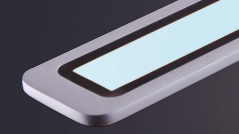 Pendelleuchte Paul neuhaus aus Metall in Metallfarben Paul Neuhaus LED-Pendelleuchte Nika Aluminium & Acrylglas – Länge ca. 100 cm