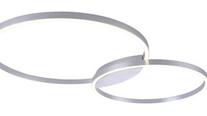 Deckenleuchte Paul neuhaus aus Metall in Metallfarben Paul Neuhaus Deckenlampe Q®-KATE Stahl & weißes Acrylglas – Länge ca. 96 cm