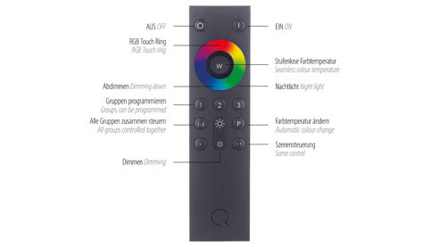 Deckenleuchte Paul neuhaus aus Metall in Metallfarben Paul Neuhaus Deckenleuchte Q®-LINEA Aluminium & Acryl – Länge ca. 60 cm