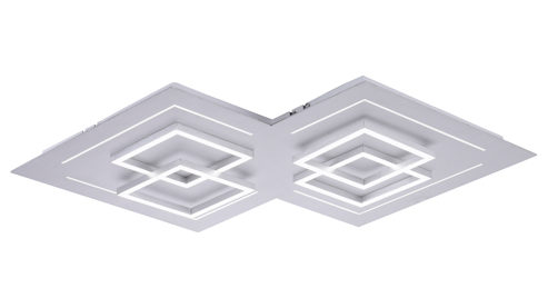 Deckenleuchte Paul neuhaus aus Metall in Metallfarben Paul Neuhaus Deckenleuchte Q®-LINEA Aluminium & Acryl – Länge ca. 60 cm