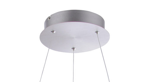 Pendelleuchte Paul neuhaus aus Metall in Metallfarben Paul Neuhaus Q®-VITO - Hängelampe Edelstahl – Durchmesser ca. 59 cm