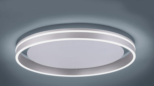 Deckenleuchte Paul neuhaus aus Metall in Metallfarben Paul Neuhaus Q®-VITO - Deckenlampe Edelstahl – Durchmesser ca. 59 cm