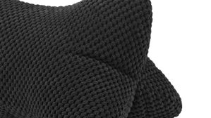 Einzelkissen Gözze aus Stoff in Schwarz Ambiente Trendlife by GÖZZE Lesekissen Sven Schwarz - ca. 40 x 25 cm